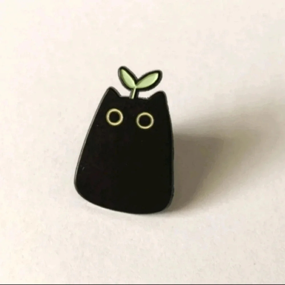 Enamel brooch women's cute Totoro cat pin charm purse bag satchel girls bag wome